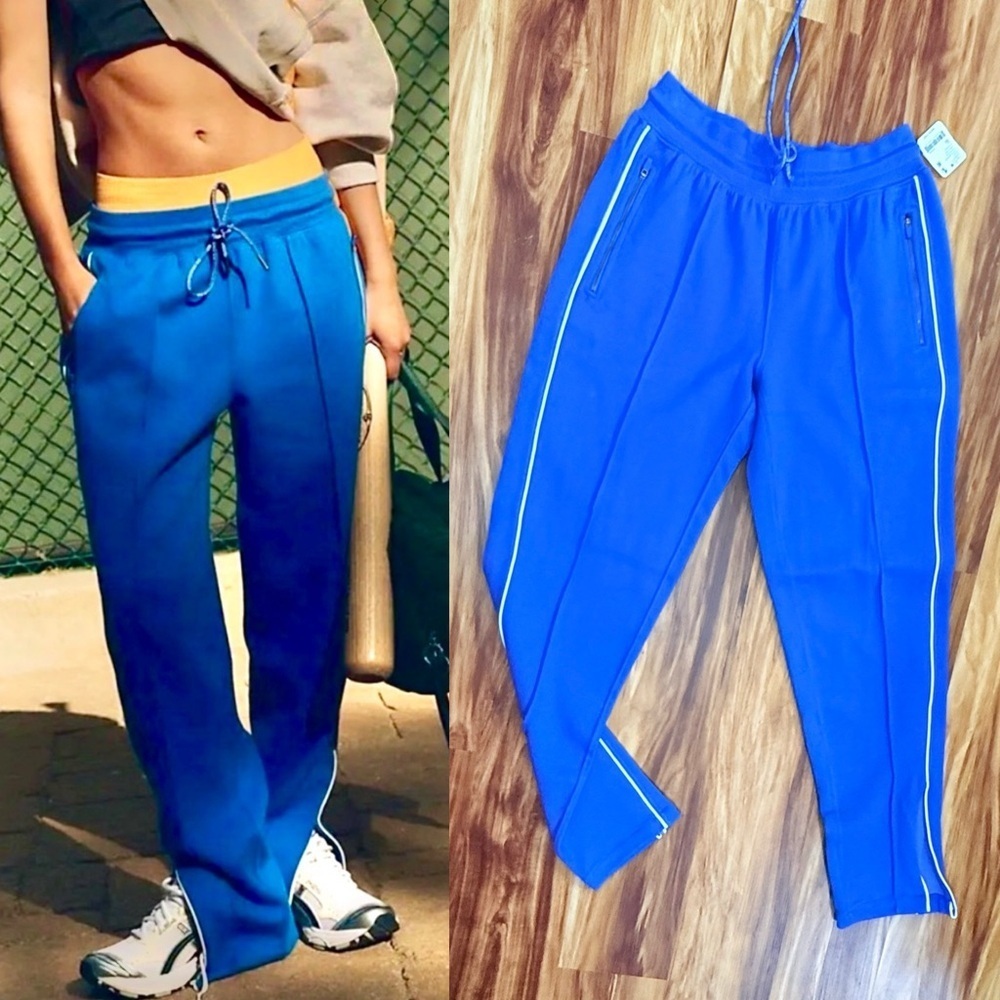 Free People Movement Hop To It Cobalt Blue Joggers